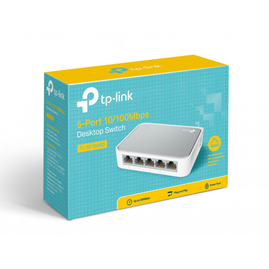 TP-LINK 5 Port 10-100Mbps Desktop Switch TL-SF1005D image