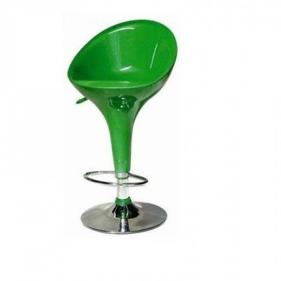 Revolving Plastic Bar Stool With Adjustable Height Green Office Furniture, SPECIAL SALES image