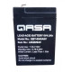 QASA 6V 4.5Ah Pin Type Rechargeable Fan Replacement Battery QBT-0045A6V - Revive Your Fans
