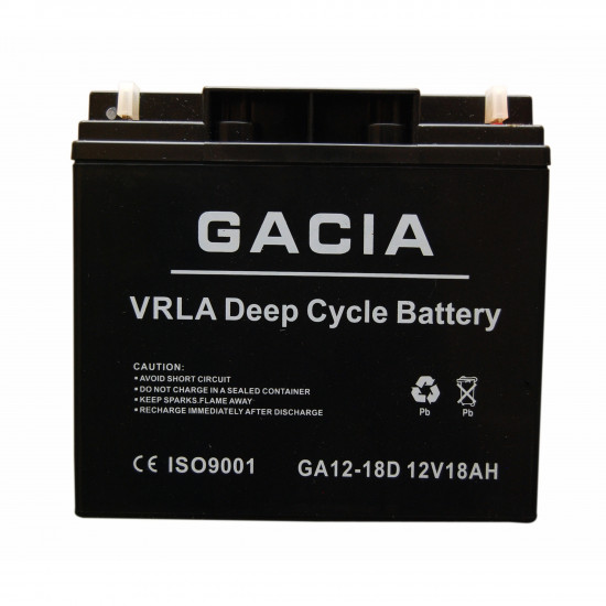 Gacia 18Ah 12V Deep Cycle Battery - Ighomall