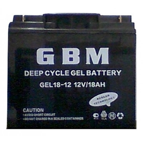 GBM 12V 18Ah Battery - Product Image