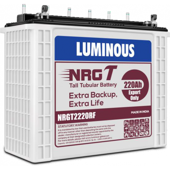 Luminous NRGT 220AH Tubular Battery - Product Image