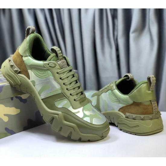 Valentino Garavani Camouflage Rockunner Plus Sneaker Shoes, VALENTINE DEALS image