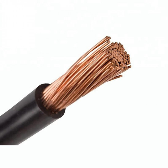 10mm Single Core Flexible Cable Black image