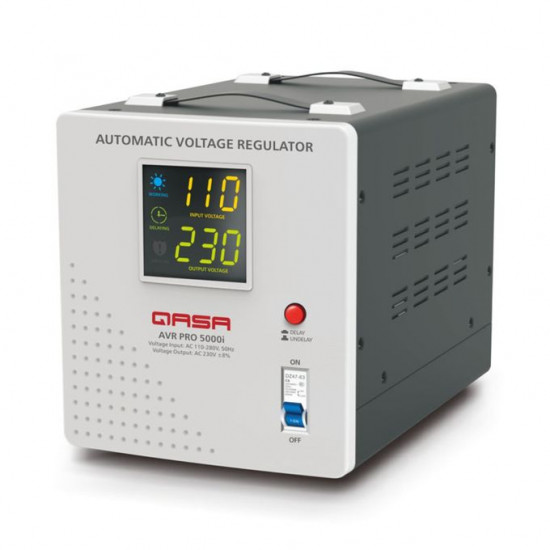 QASA 5000i Relay Automatic Voltage Stabilizer AVR-Pro I Series Stabilizers image