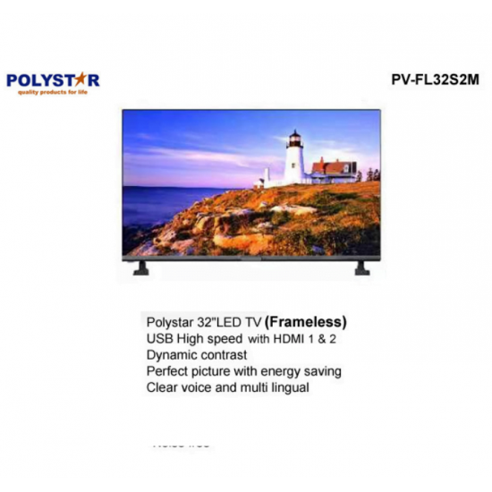 POLYSTAR 32″ LED TV | PV-FL32S2M Televisions image