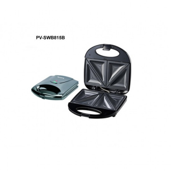 Polystar 2 Slice Sandwich Toaster PV-SWB815B Toasters and Sandwich maker image