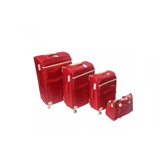 Sensamite 6 Set Luggage Bag Red Travel Bags image