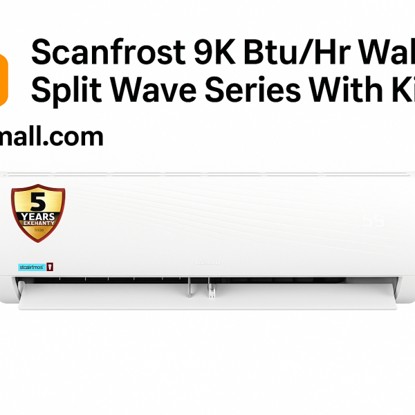 Scanfrost 9K Btu/Hr Wall Split Wave Series With Kit - SFACS9M