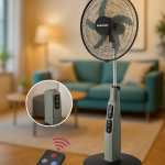 Duravolt 18" Rechargeable Fan DRF-3918 12V7Ah Battery 45W Powerful