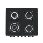 BRUHM 60 x 60 cm Black 4 Gas Burner with Gas Oven - BGC-6640IG