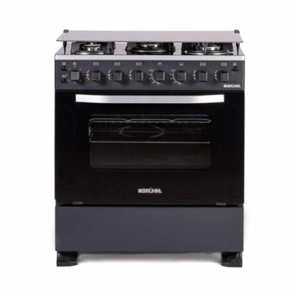 BRUHM 80 x 60 Gas Cooker, 4 Burner With Oven - BGC-8650IG
