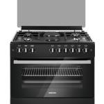 BRUHM 90 X 60 Gas Cooker, 4 Burner + 2 Electric Hotplate - BGC-9642IB