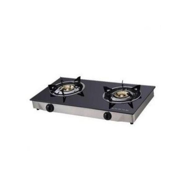 Duravolt Glass Top Gas Cooker - Dgc-2bg Infrared