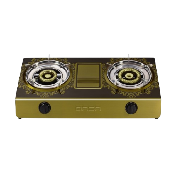 Qasa 2 Burner Auto Ignition Gas Cooker Qgc-2b Halal