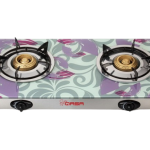 Qasa 2burner Glass Top Gas Cooker Qgc-2bg Eco