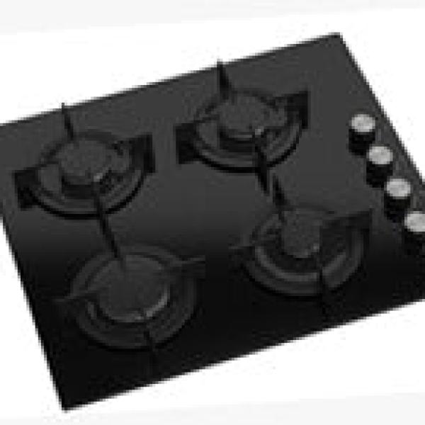 Maxi 4 Gas Burner 60cm In-Built Cooker Glass Design|MAXIBURNERCS205
