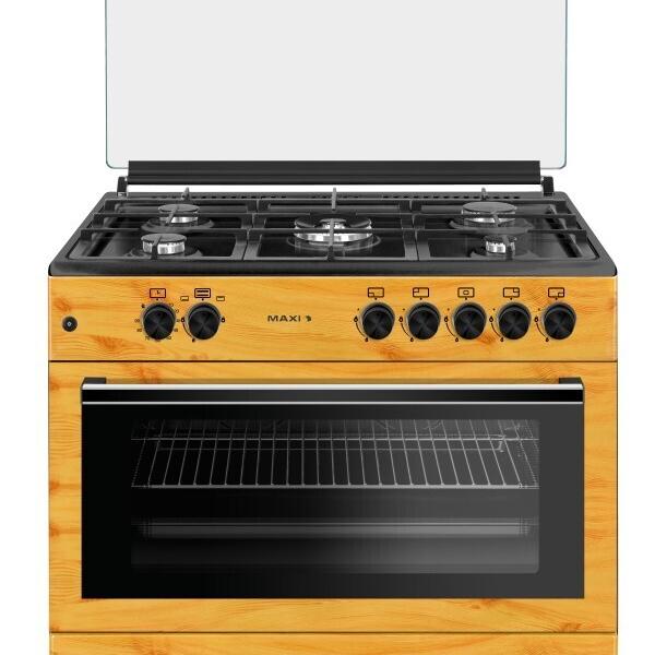Maxi 60*90 5 Burner Gas Cooker Wood