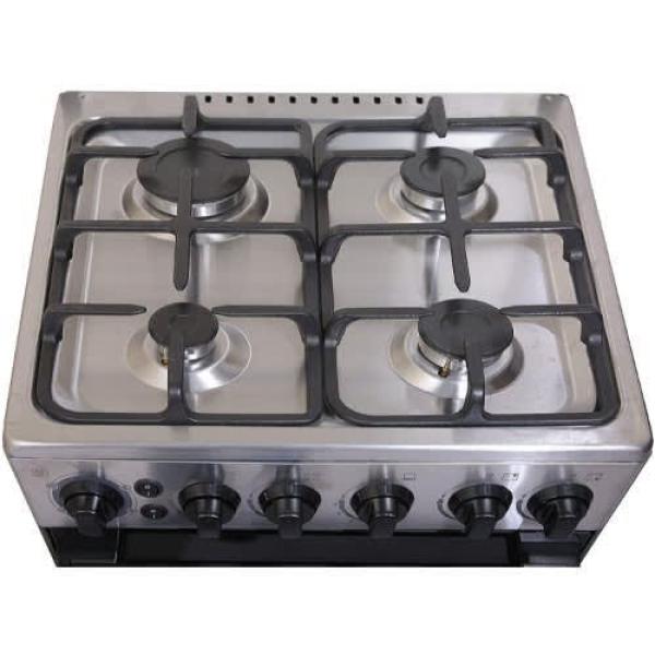 Midea 50x55 4 Burner Standing Gas Cooker, Grill and Oven - 20BMG4G007-B