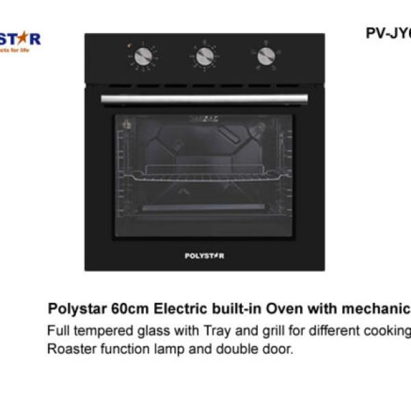 POLYSTAR 60CM ELECTRIC INBUILT OVEN – PV-JY60KE