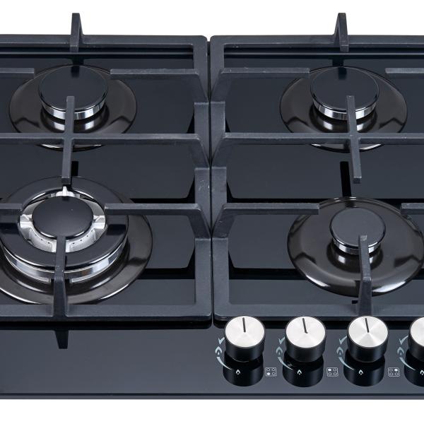 POLYSTAR 8MM THICKNESS GLASS 4 GAS HOB – PV-GT60G4