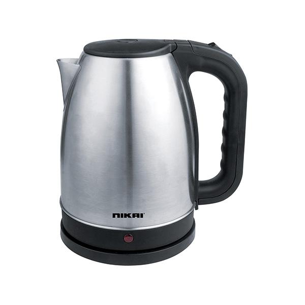 Nikai Steel steel body Kettle 1.7L, Auto shut off, On/Off switch, indicator, 1850-2200W - NK420A