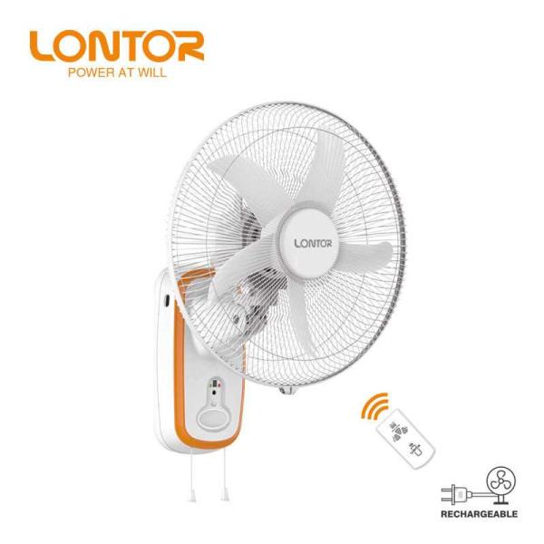 Lontor 16 Inch Rechargeable Wall Fan CTL-CF015R-16