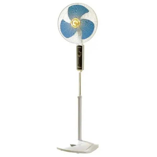 Panasonic Standing Fan with Timer Gold and Blue Colour 3 Blade - F- 407X