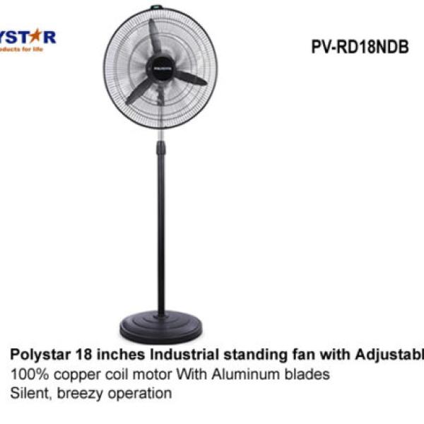 POLYSTAR 18″ Industrial Fan with Adjustable Height