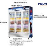 POLYSTAR SHOWCASE CHILLER, TRIPLE DOOR – PV-SC1275DD3L