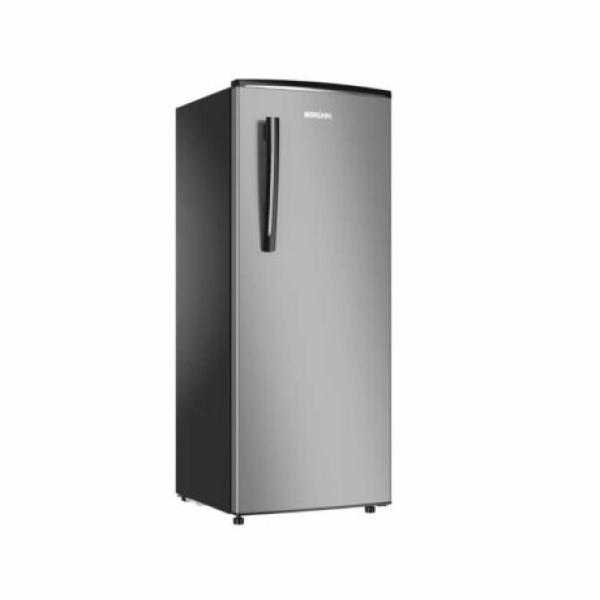 BRUHM 180L Single Door Refrigerator, Silver - BFS-190MD