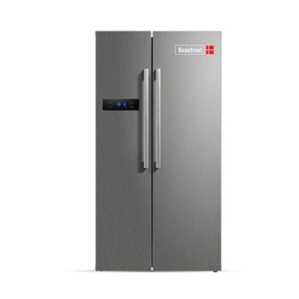 Scanfrost 500Ltrs SBS with Recessed Handle & Water Dispenser - SFSBS500B