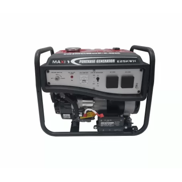 MAXI 3.1kva 100% Copper Key Starter Petrol Generator With Wheels | MAXIGEN EK25