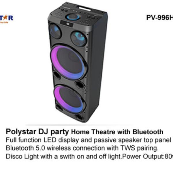 POLYSTAR DJ PARTY HOME THEATRE WITH BLUETOOTH