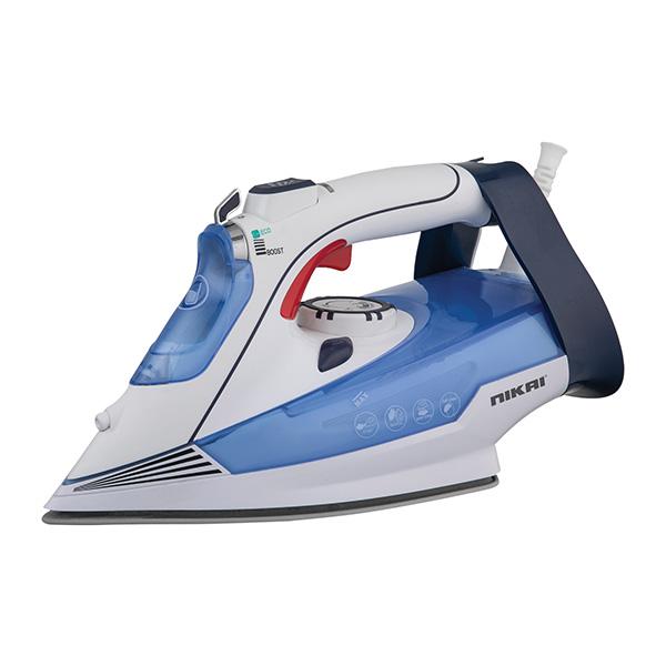 Nikai Steam Iron Golden teflon coated plate, Overheat protection, Indicator light, 2200W - NSI909TSX