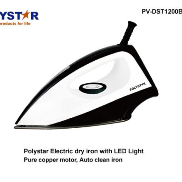 POLYSTAR ELECTRIC DRY IRON – WHITE AND BLACK