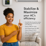 Century Wall Mounted 5000VA Automatic Voltage Digital Stabilizer - CVRTUB 5000VA-B