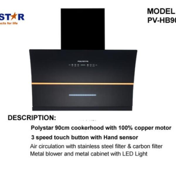 POLYSTAR 90CM RANGE HOOD – PV-HB90H38