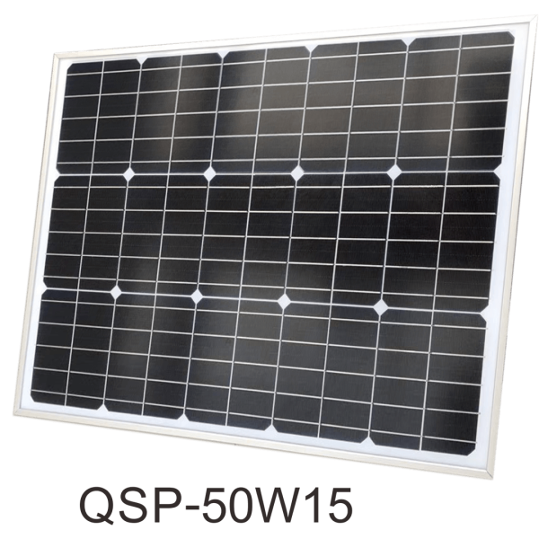 Qasa 50W Monocrystalline Solar Panel QSP-50W15