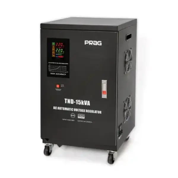 Prag 15KVA Servo Voltage Stabilizer (80-260V)