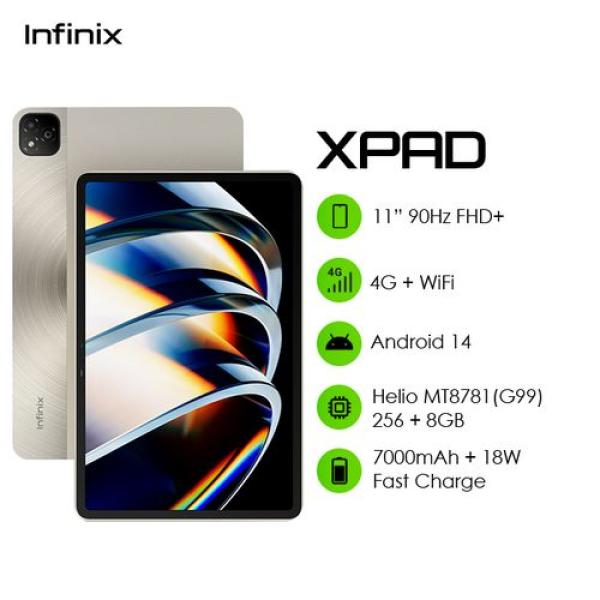 Infinix Xpad 4G Nano SIM - 11" 8GB +256GB 7000mAh Android 14
