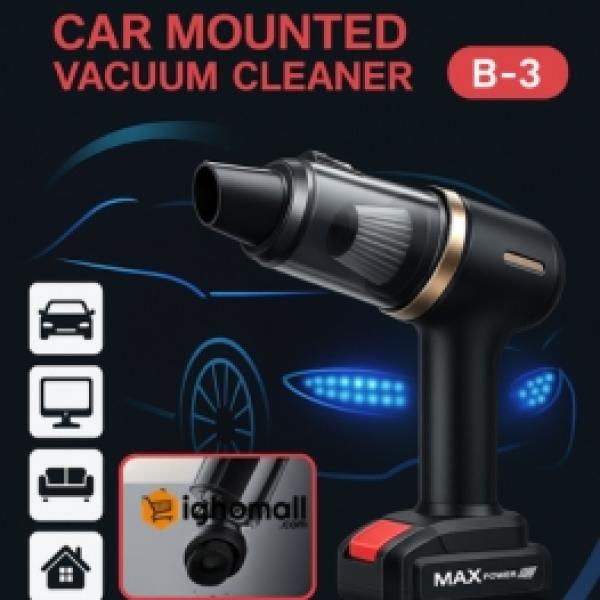Car mounted vacuum cleaner