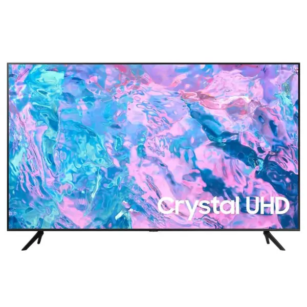 Samsung 85 Inch UA85CU7000 Uhd 4K Smart Tv Smarthub 3-side bezeless design Google meet HDMI - 3*HDMI2.0 Web-Browser & Tap & Mirror