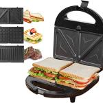 Scanfrost Sandwich & Waffle Maker with Nonstick Coating - SFSM700W