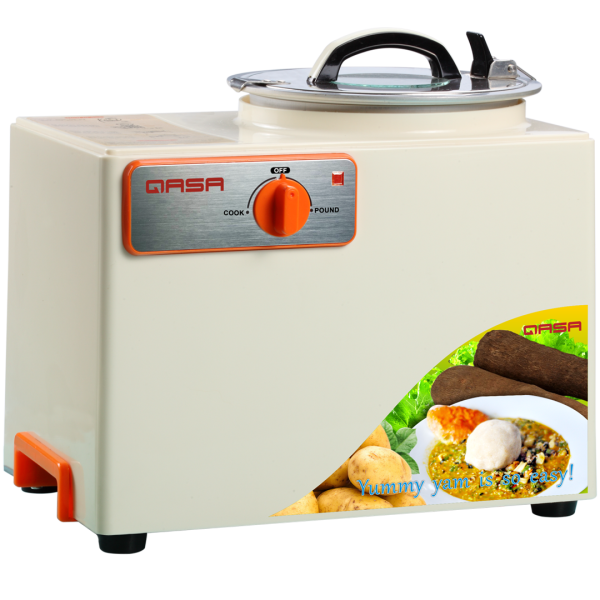 Qasa Yam Pounding Machine + Cooker QYP-6000