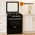 Scanfrost 60X60 3 Gas Burners 1 Hotplate Black - CK6302B