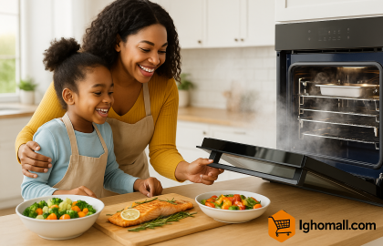 LG Steam Oven Nigeria | Guide to Healthy Cooking for Nigerian Families | Ighomall.com