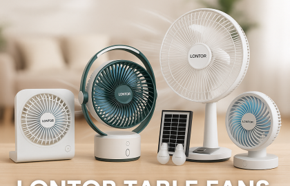 Lontor Table Fans Review 2025 – Top 5 Rechargeable Models for Nigerian Homes
