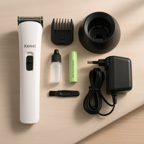 Kiki New Gain Professional 2000mAh Hair Clipper KM-2599 – Cordless with LED Display