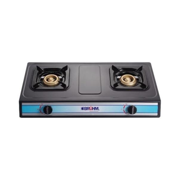 BRUHM Table Top Gas Cooker, 2 Burner - BGC-MT2B